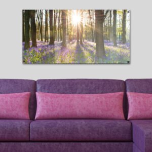 זכוכית אקרילית – יער לבנדר